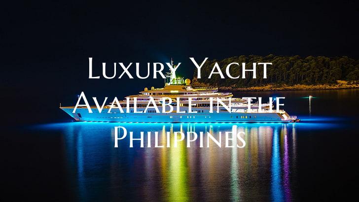 Luxury Yacht Available in th...